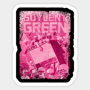 Green Where Science Fiction Meets Social Commentary Sticker